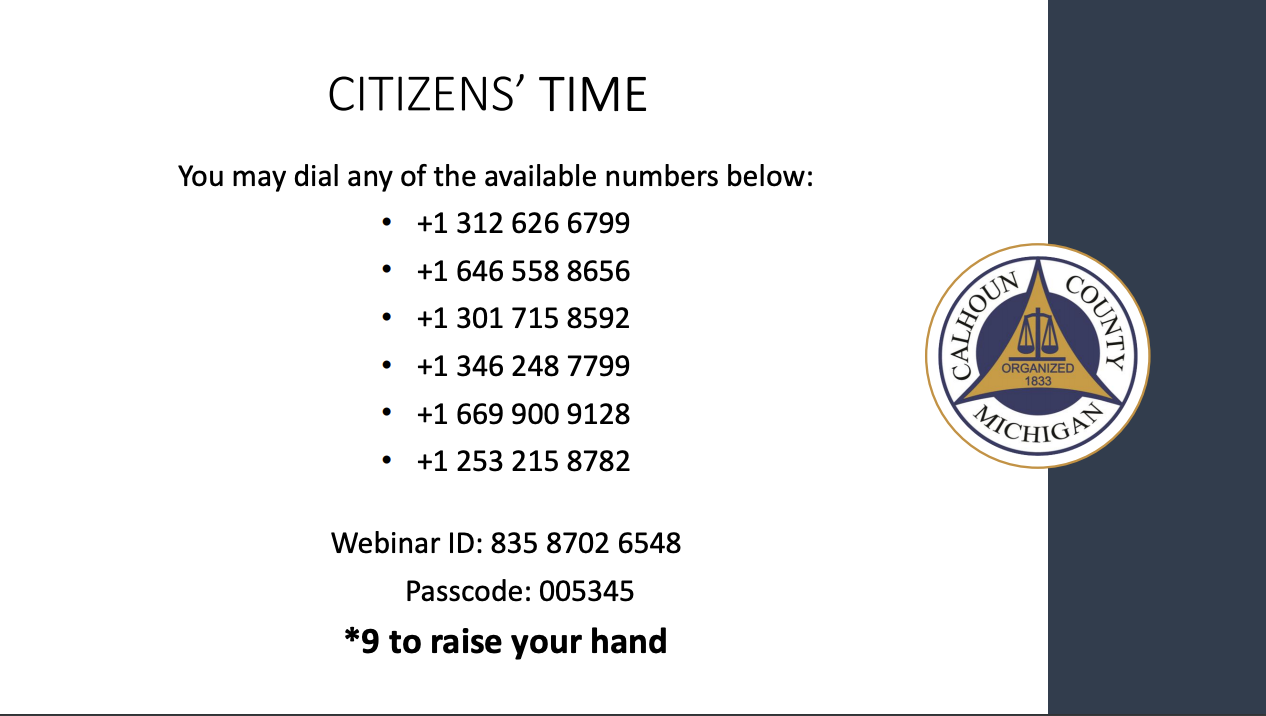 Citizens Time for Dec. 3